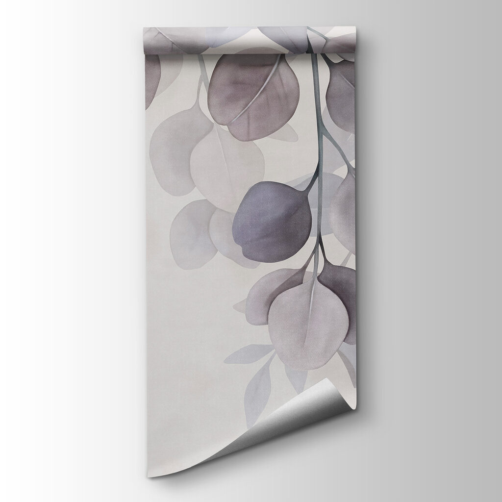 Soft pastels with delicate foliage design Soft pastels with delicate foliage design