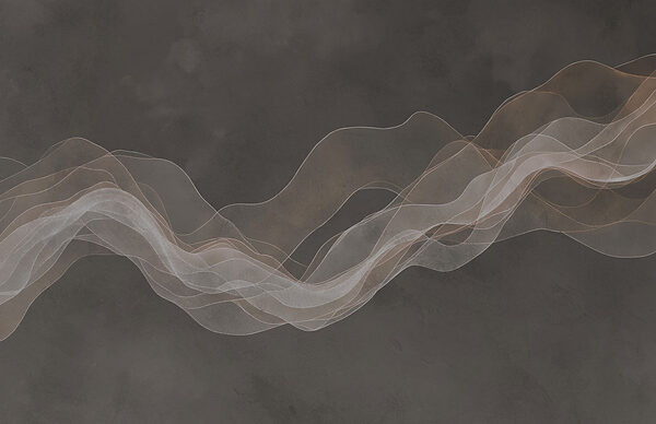 White and brown wavy lines White and brown wavy lines