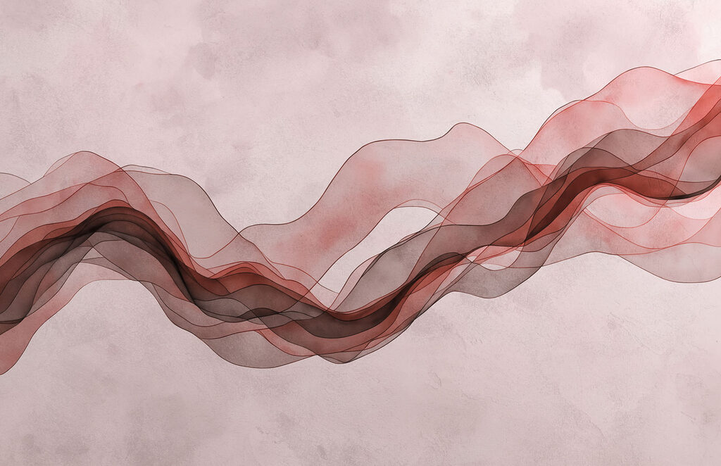 Red and black wavy lines Red and black wavy lines
