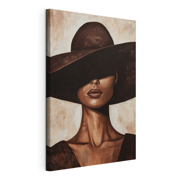 Quadri Donna con un cappello (COD: s50319) Quadri Quadri Donna con un cappello (COD: s50319)