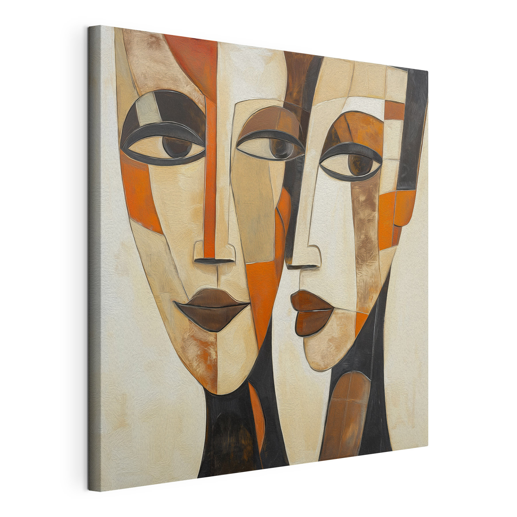 Painting of two faces Painting of two faces