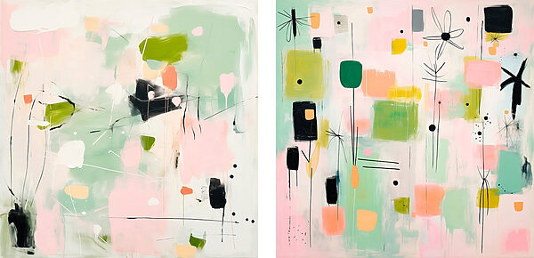 Painting of different colors