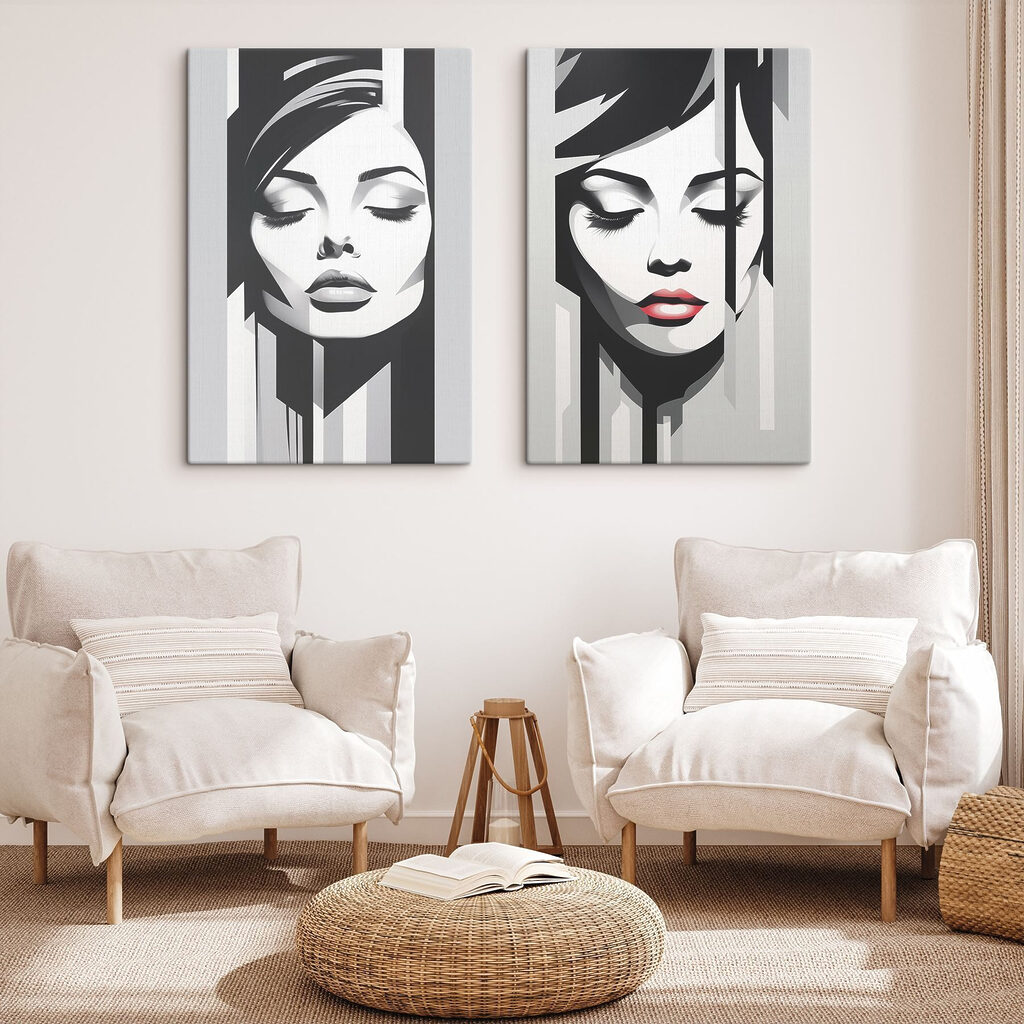 Dreamy portraits in striking contrast Dreamy portraits in striking contrast