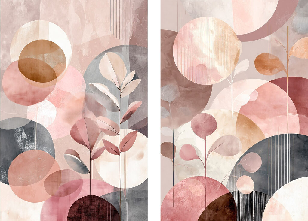 Two images of a plant and a plant