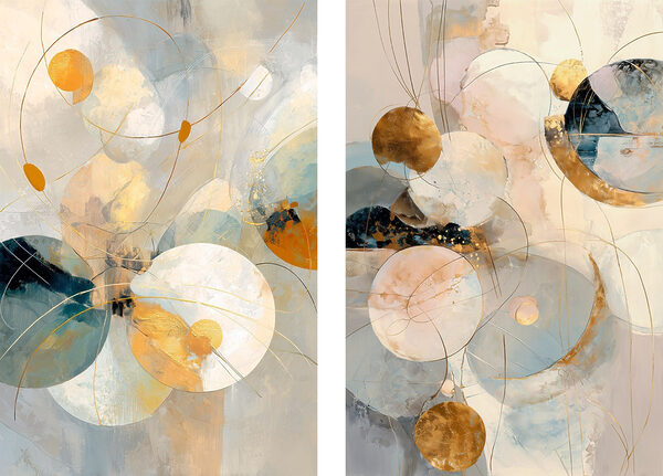 Dynamic shapes in harmonious color balance