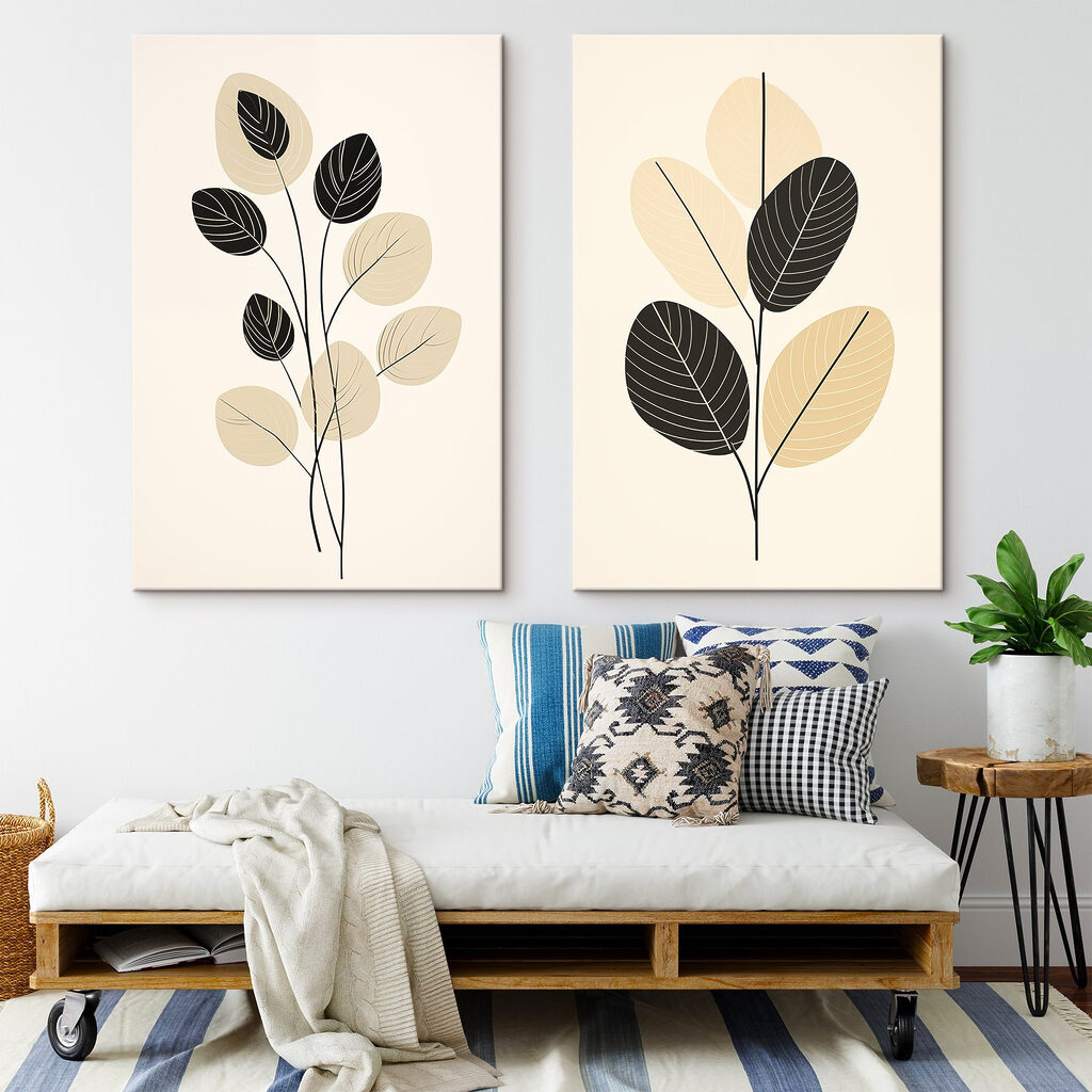 Elegant botanical art for modern spaces Elegant botanical art for modern spaces
