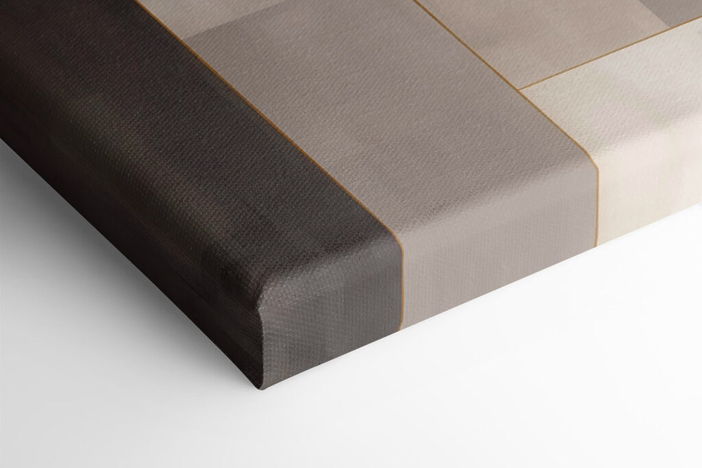 Abstract geometric design in soft tones