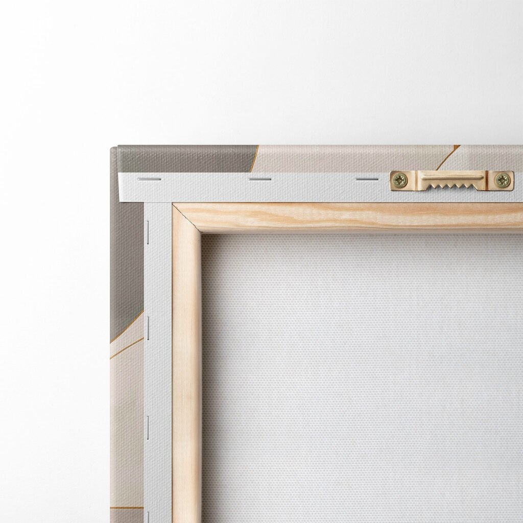 Abstract geometric design in soft tones