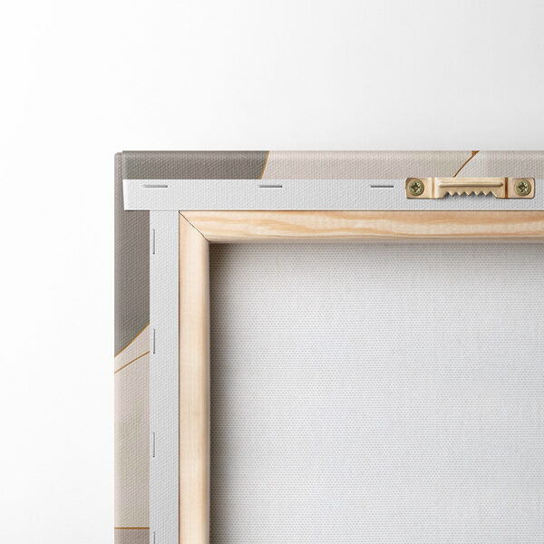 Abstract geometric design in soft tones