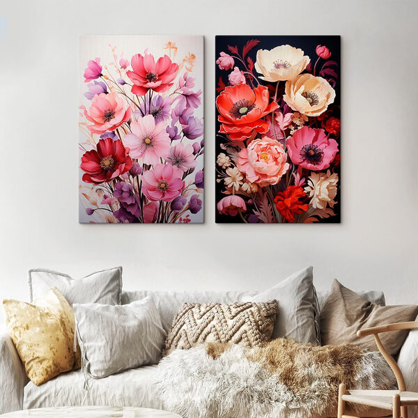 Collage of flowers Collage of flowers