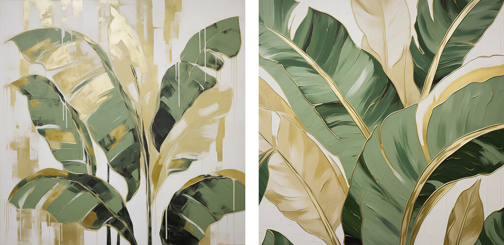 Painting of a plant Painting of a plant