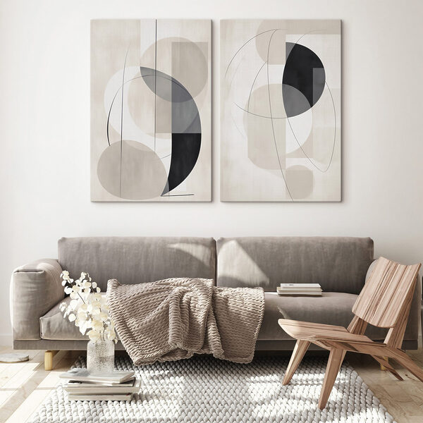 Pair of art pieces