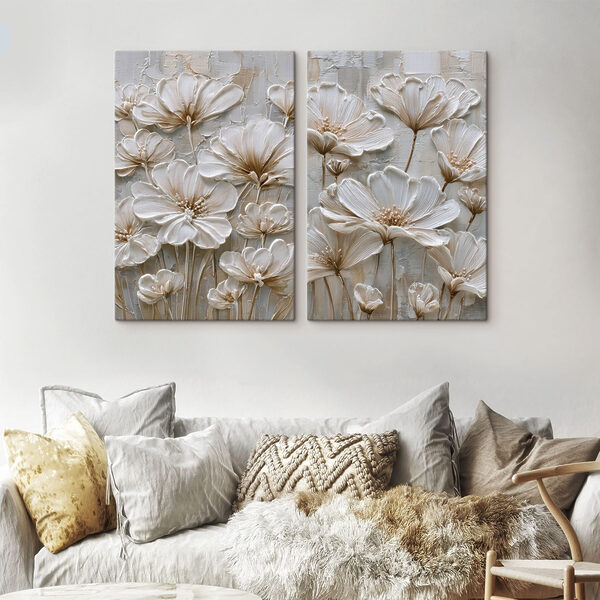 Delicate flowers in soft hues Delicate flowers in soft hues