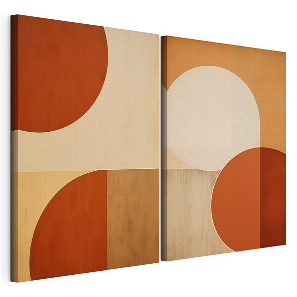Collage of a painting