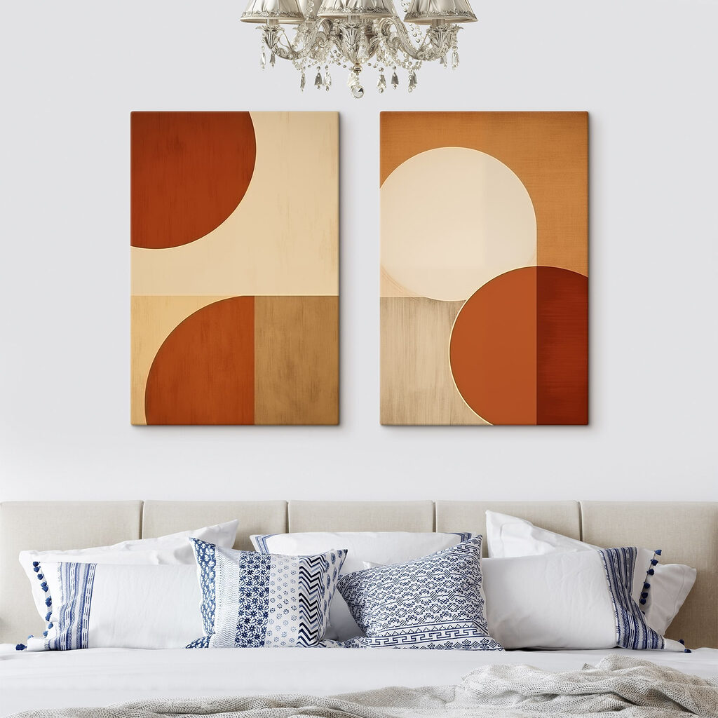 Collage of a painting