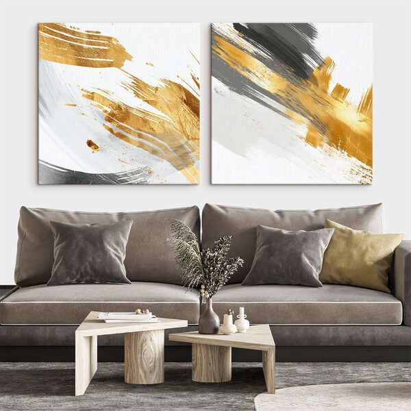 Abstract brush strokes in bold colors Abstract brush strokes in bold colors
