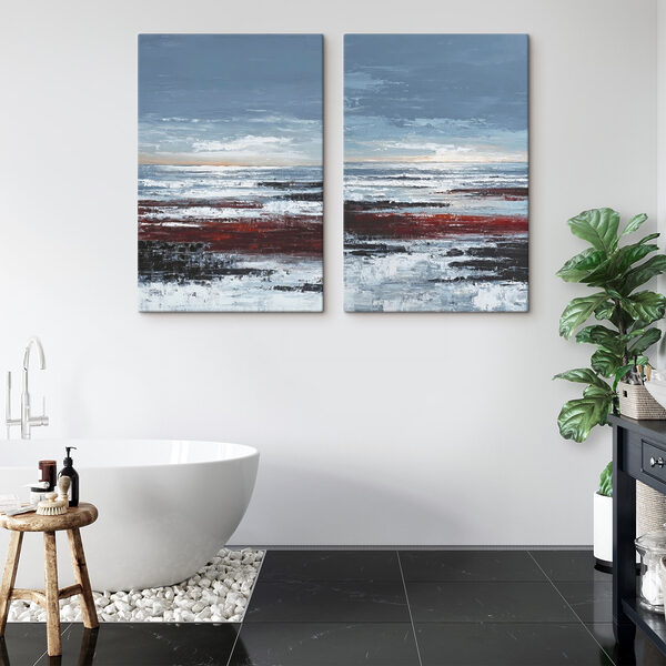 Painting of a beach Painting of a beach