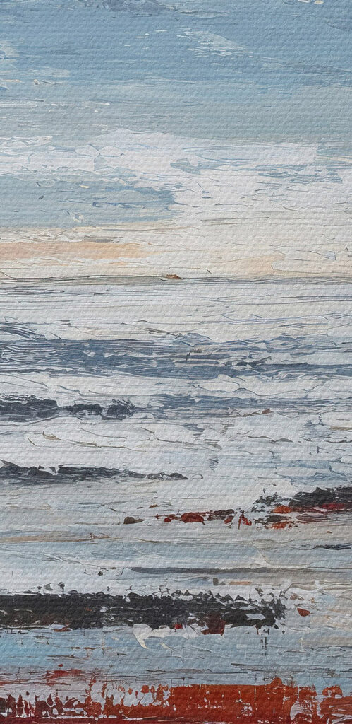 Painting of a beach Painting of a beach