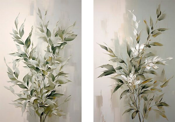 Painting of a plant Painting of a plant