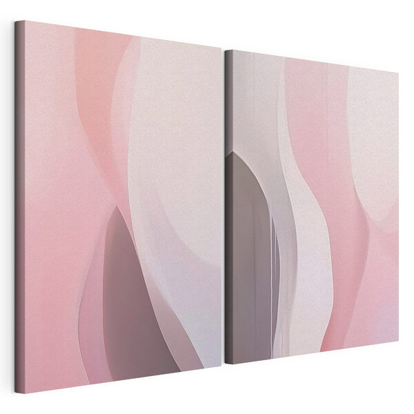 Soft curves in gentle hues