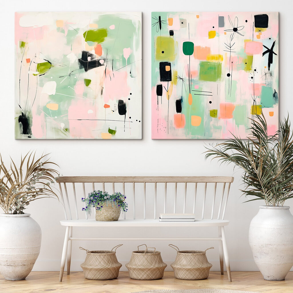Painting of different colors