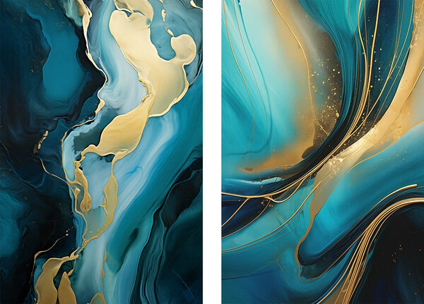 Swirling colors in harmony and beauty Swirling colors in harmony and beauty