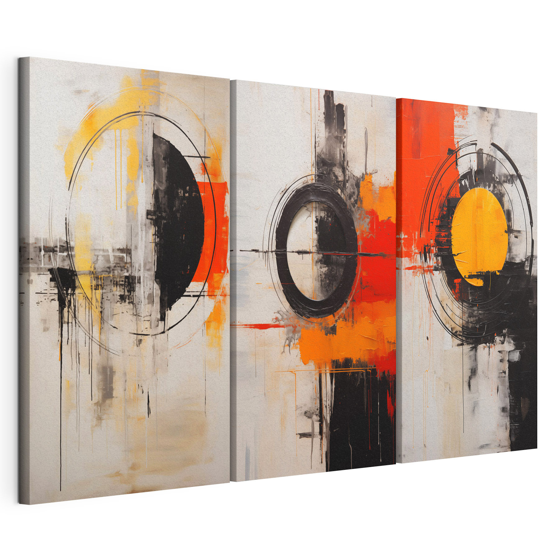 Group of paintings with different colors Group of paintings with different colors