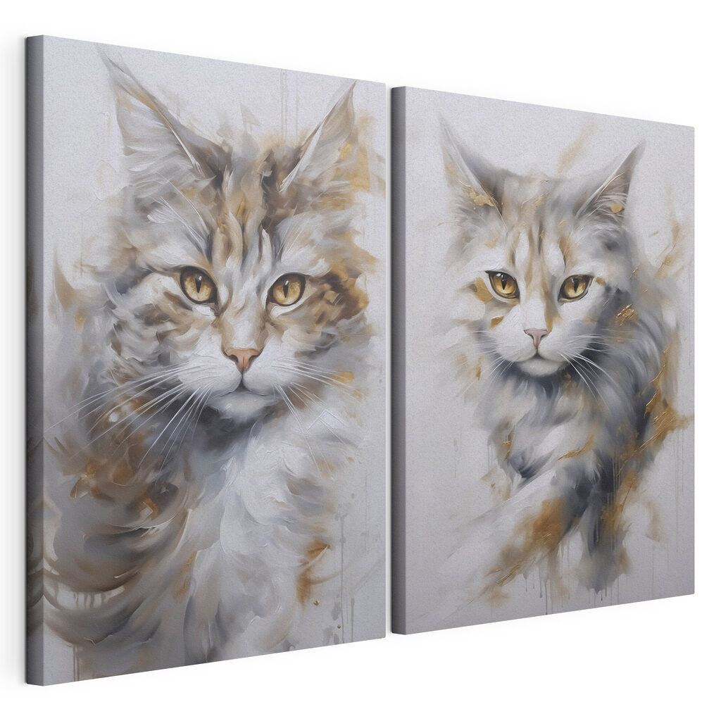 Painting of a cat Painting of a cat