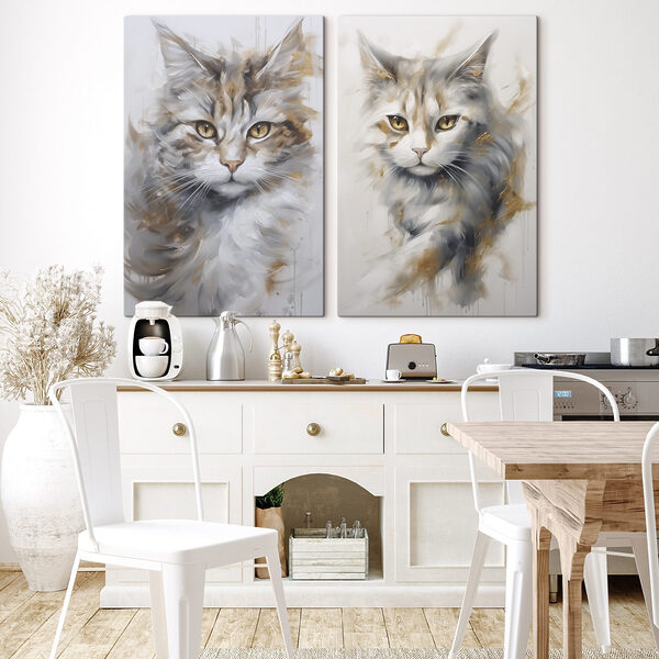 Painting of a cat Painting of a cat