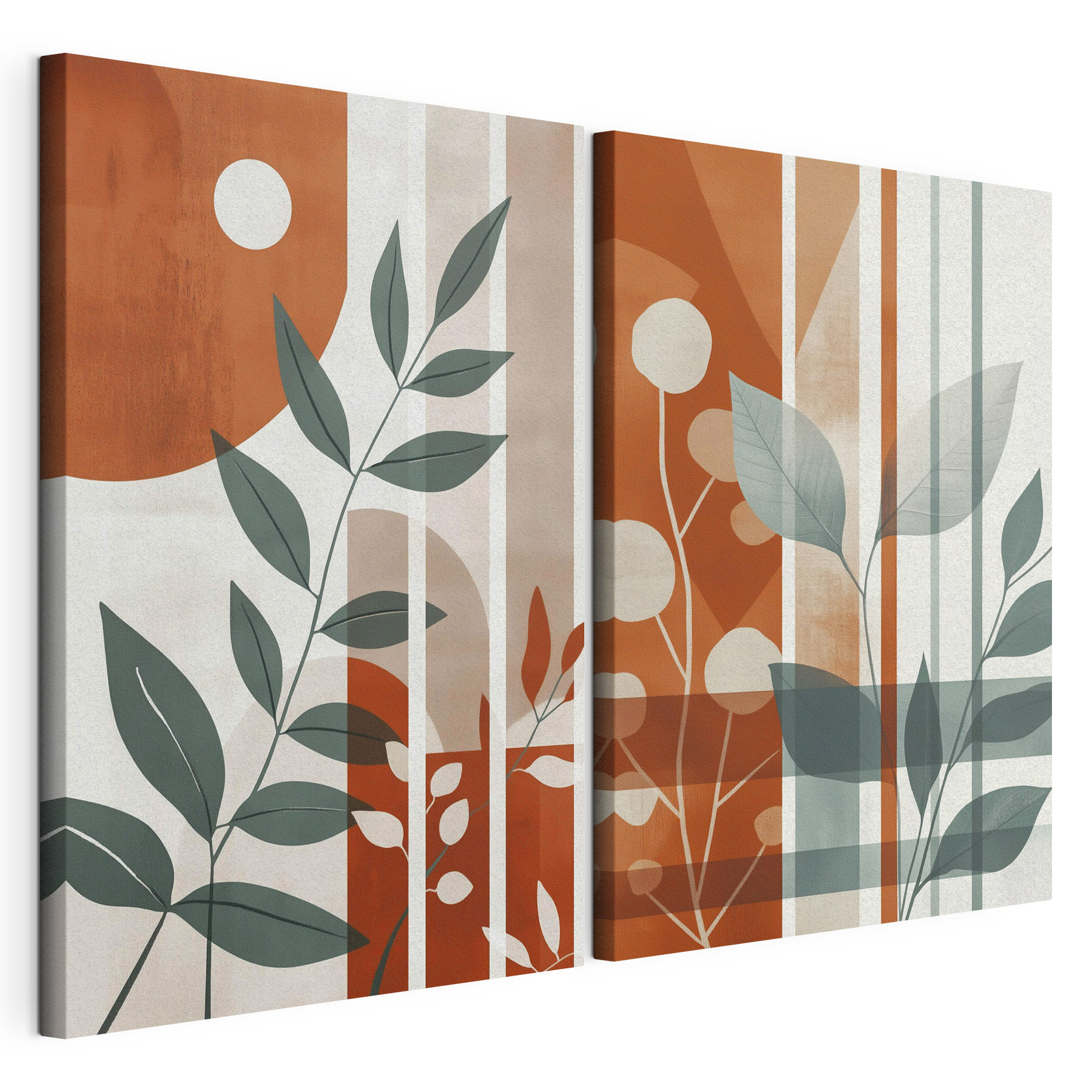 - Nature-inspired geometric artwork display - Nature-inspired geometric artwork display
