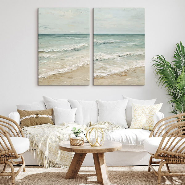 Painting of a beach Painting of a beach