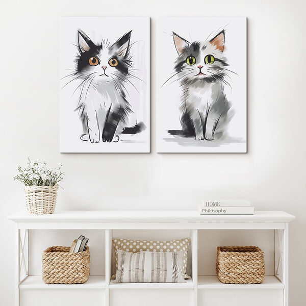 Cat drawing of a cat Cat drawing of a cat