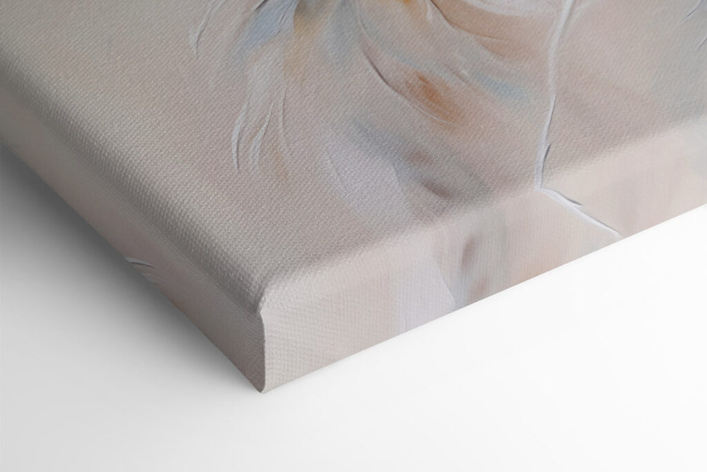 Soft elegance in feathered art Soft elegance in feathered art