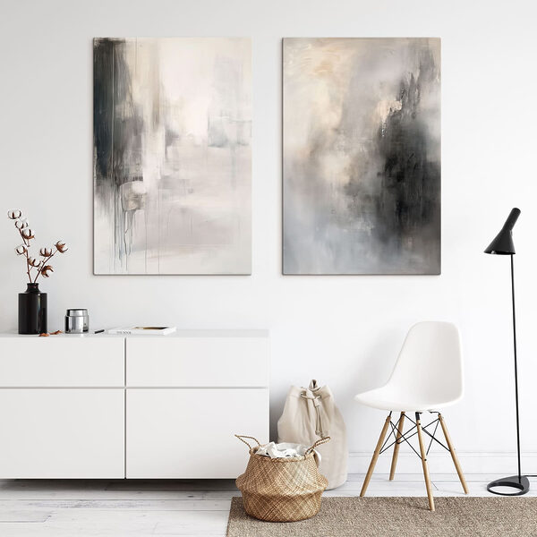 Painting of a person in a white suit Painting of a person in a white suit