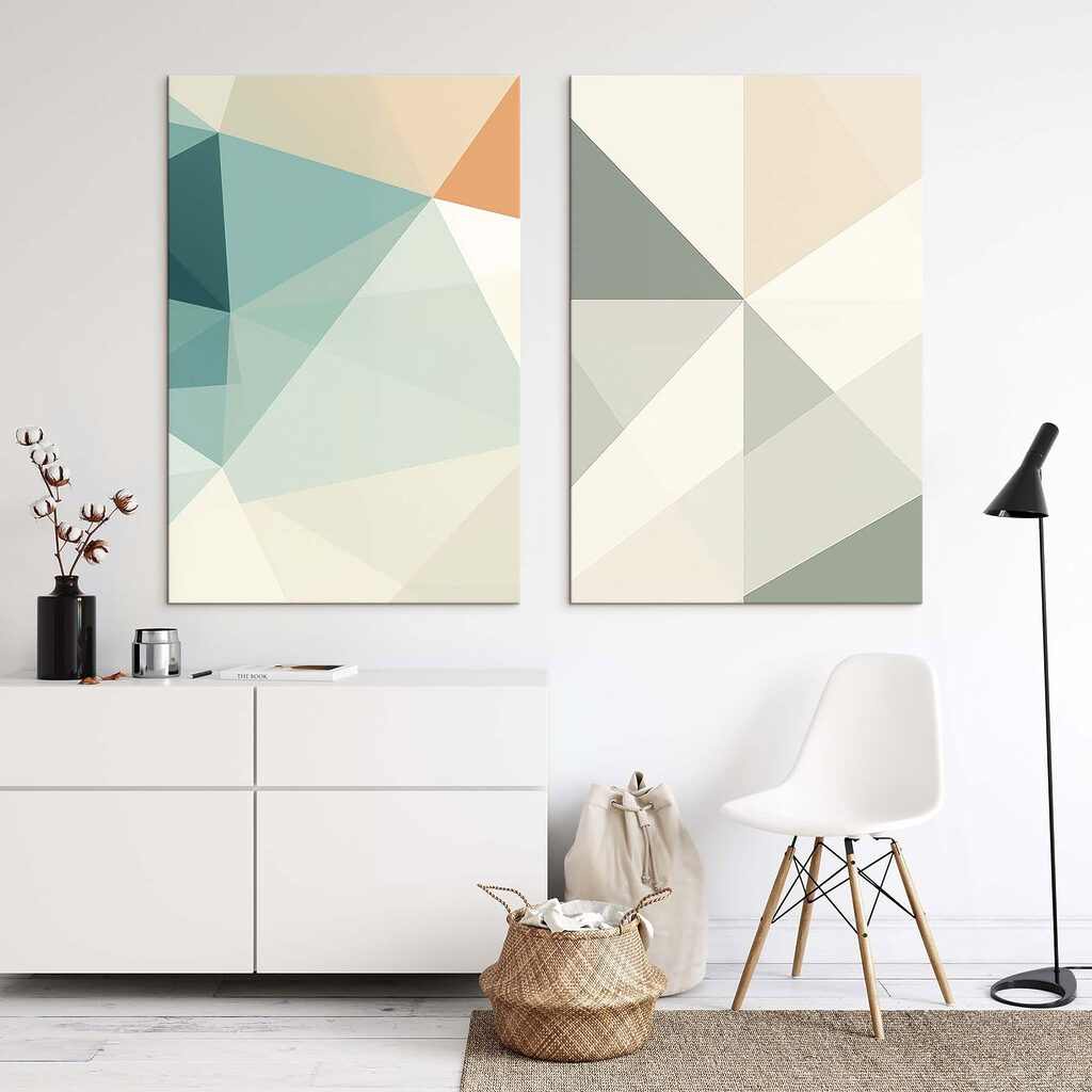 Abstract shapes in soft colors Abstract shapes in soft colors