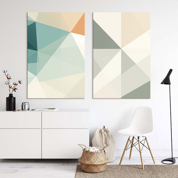 Abstract shapes in soft colors Abstract shapes in soft colors