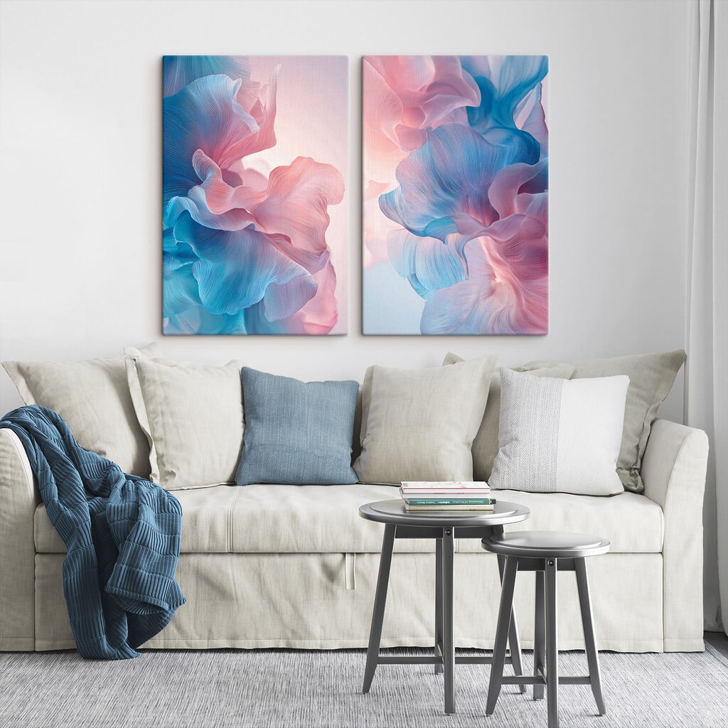 Delicate swirls of soft hues Delicate swirls of soft hues