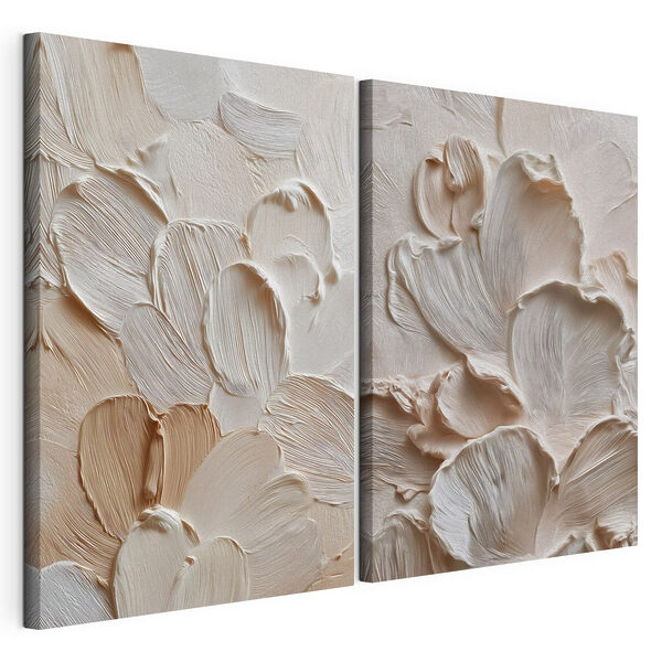 Stampa su tela modulare Motivi delicati simili a petali in tonalità pastello (COD: m30109) Stampa su tela modulare Stampa su tela modulare Motivi delicati simili a petali in tonalità pastello (COD: m30109)