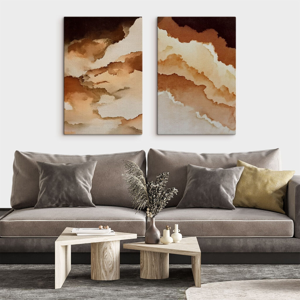 Soft hues in gentle flowing patterns Soft hues in gentle flowing patterns