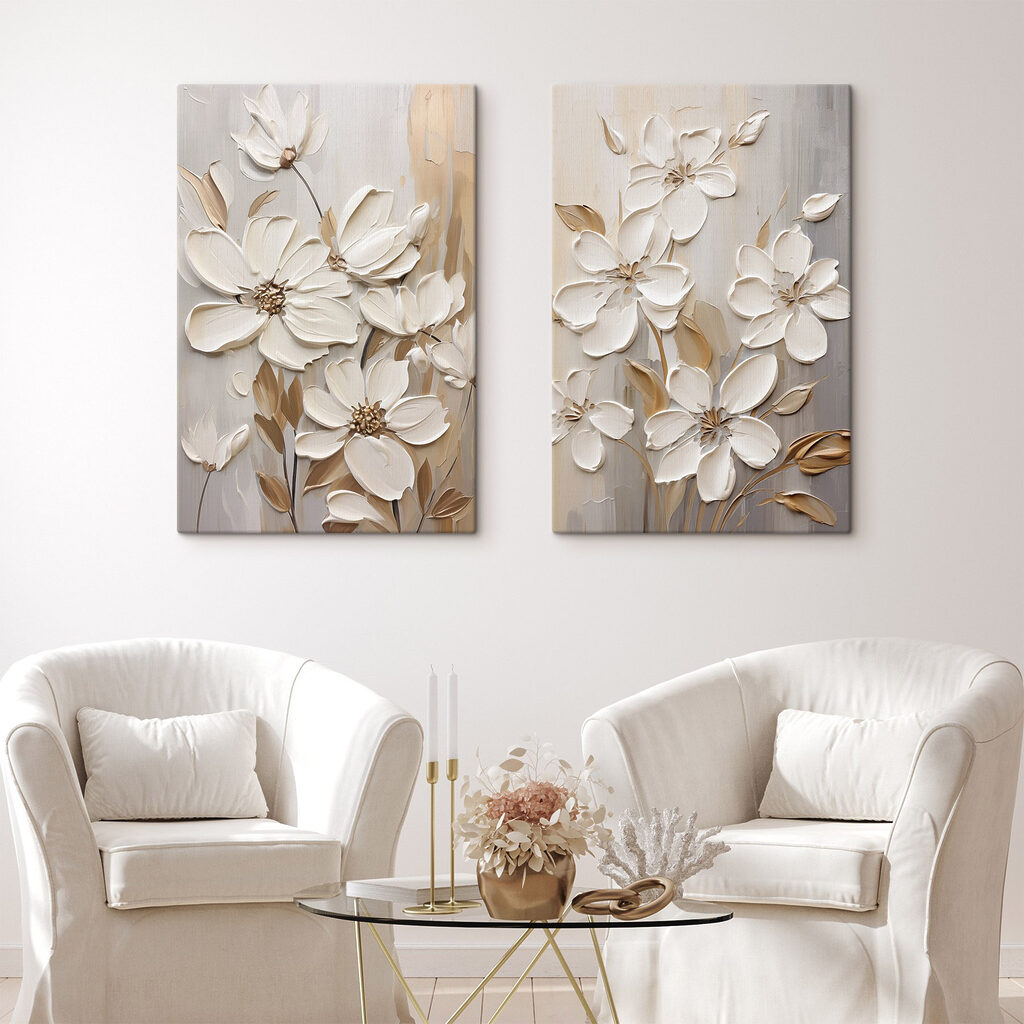 Delicate blooms in soft hues Delicate blooms in soft hues