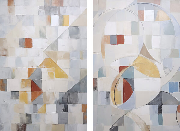 Painting of a couple of squares Painting of a couple of squares