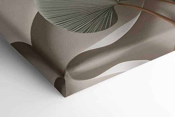 Elegant paper leaves in soft tones Elegant paper leaves in soft tones