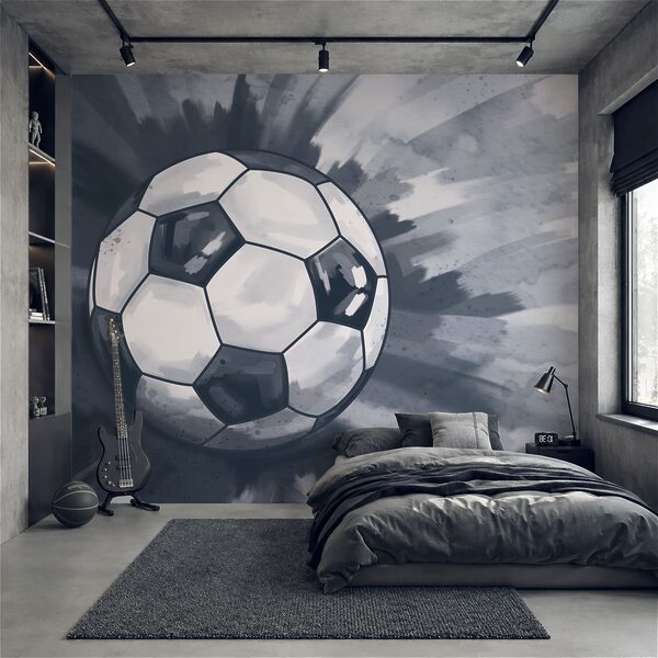 Pallone da calcio in volo Pallone da calcio in volo