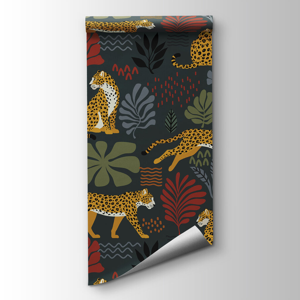 Pattern of cheetahs and plants Pattern of cheetahs and plants