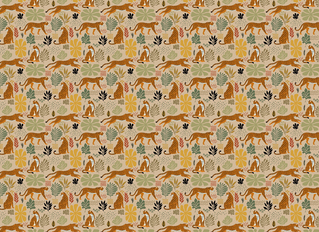 Pattern of cheetahs and plants Pattern of cheetahs and plants