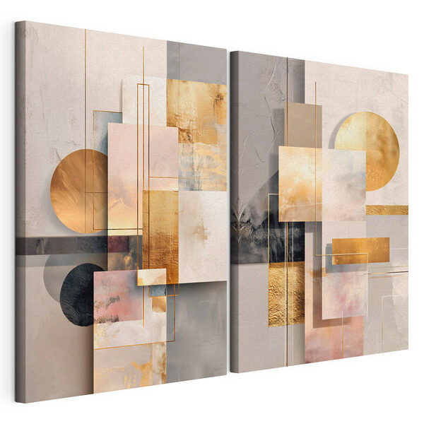 Collage artistico Stampa su tela modulare Collage artistico