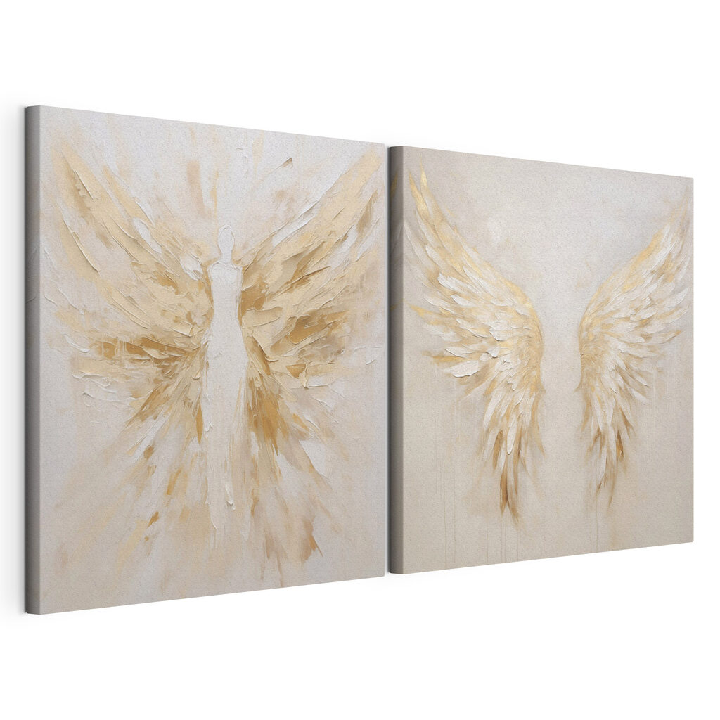 Celestial wings embracing serenity Celestial wings embracing serenity