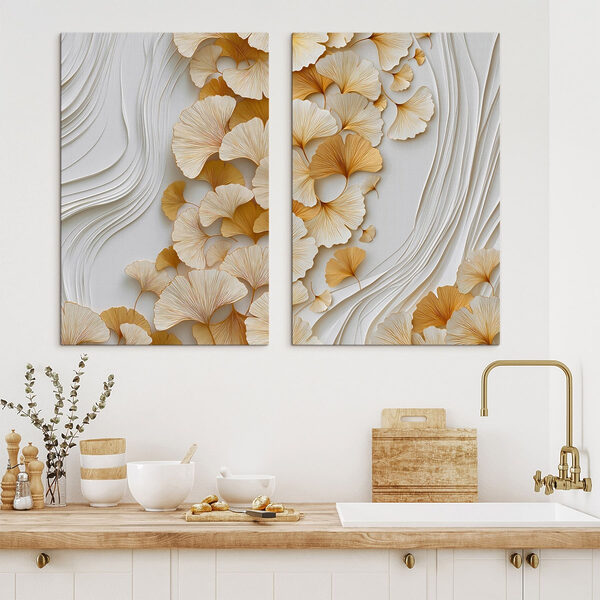 Flowing shapes with organic patterns Flowing shapes with organic patterns