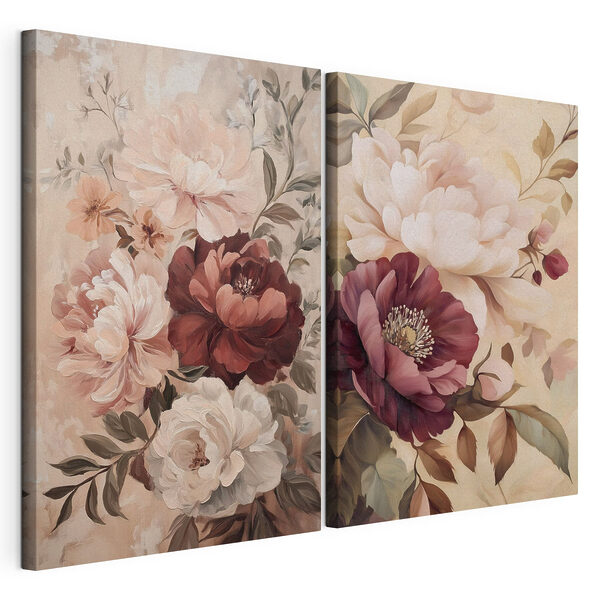 Stampa su tela modulare Fiori delicati dai colori tenui (COD: m30490) Stampa su tela modulare Stampa su tela modulare Fiori delicati dai colori tenui (COD: m30490)