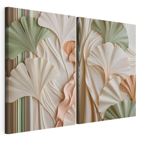 Stampa su tela modulare Forme naturali e linee delicate si fondono insieme (COD: m30714) Stampa su tela modulare Stampa su tela modulare Forme naturali e linee delicate si fondono insieme (COD: m30714)